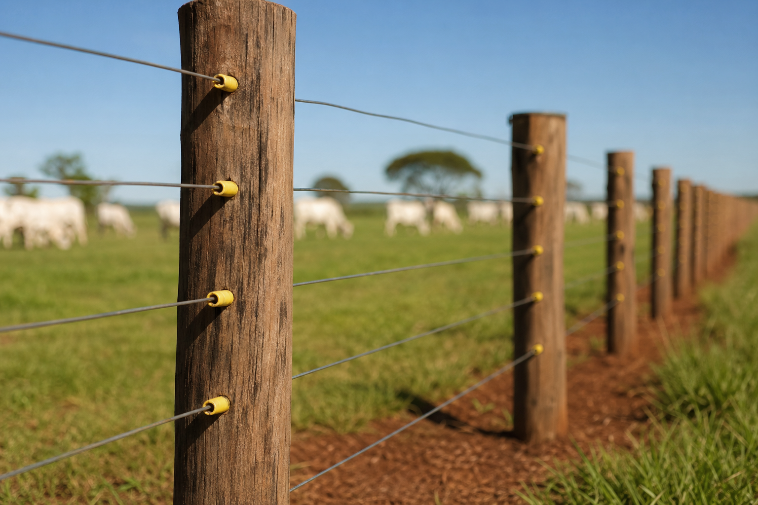 Tubos Isoladores para Cerca Elétrica Rural